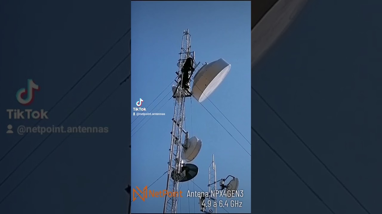 Instalación de antena de 1.8 metros  NPX4GEN3