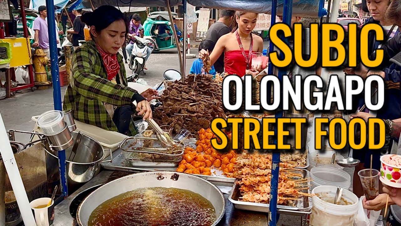 PHILIPPINES STREET FOOD TOUR IN SUBIC OLONGAPO | INSANE Street Food at Downtown Olongapo City!