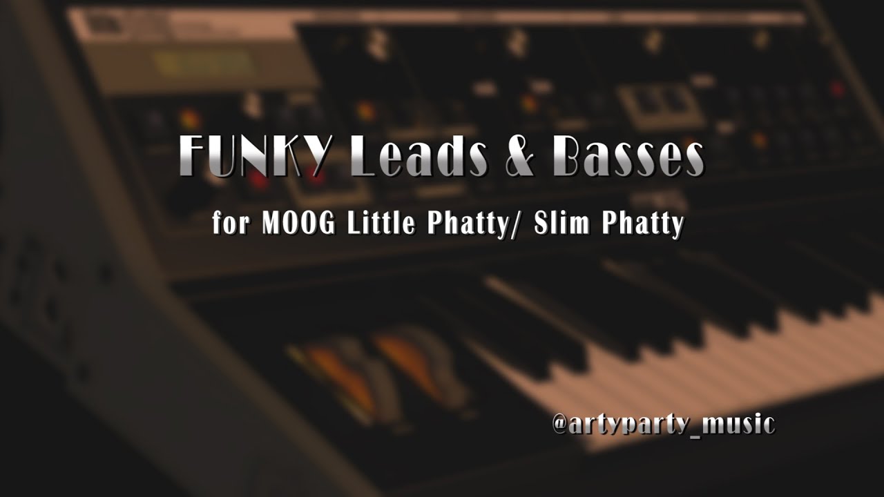 MOOG Little Phatty/ FUNKY Leads & Basses SOUNDSET