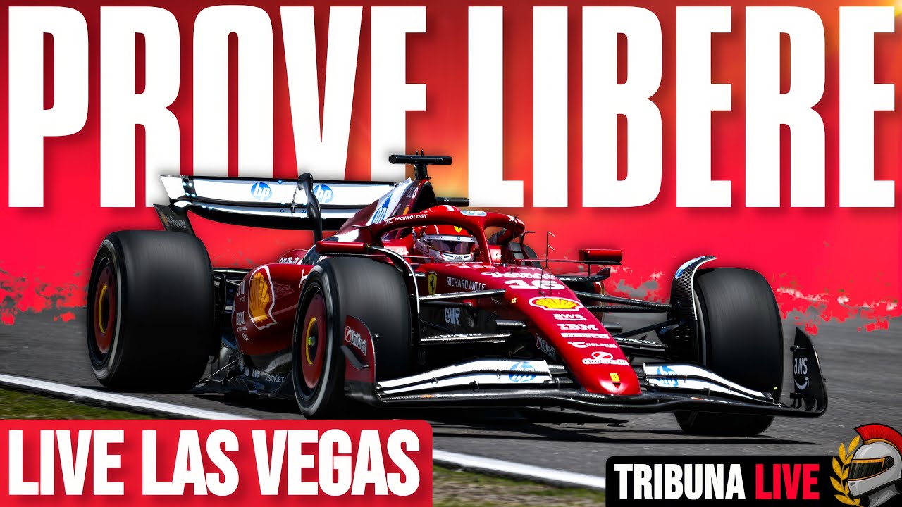 🔴LIVE F1 PROVE LIBERE LAS VEGAS🔥MONDIALE AGLI SGOCCIOLI! SI DECIDE TUTTO