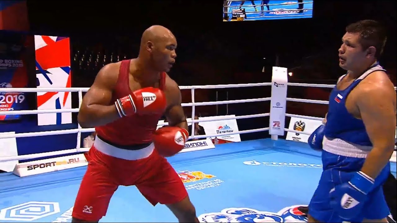 Quarterfinals (+91kg)  CLARKE Frazer Edward (ENG) vs BABANIN Maksim (RUS) /AIBA World 2019
