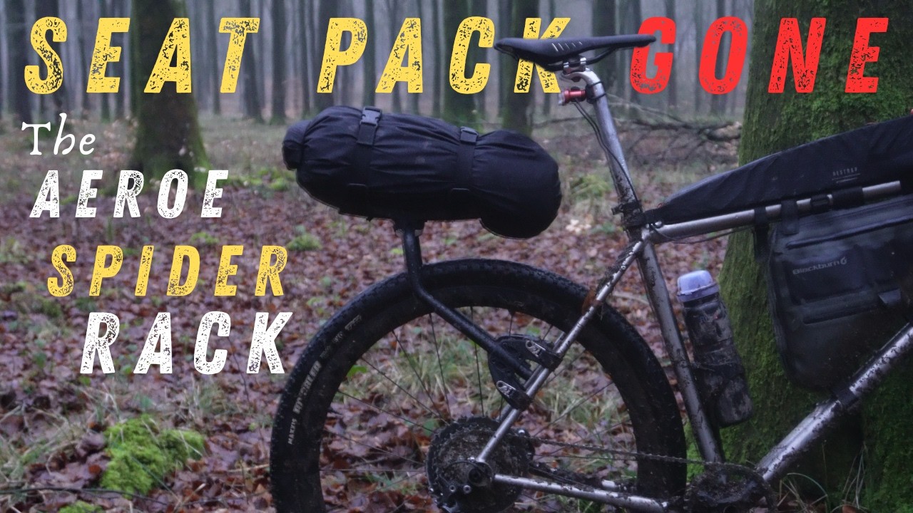 Bikepacking With The Aeroe Spider Rear Rack | First Look & Setup