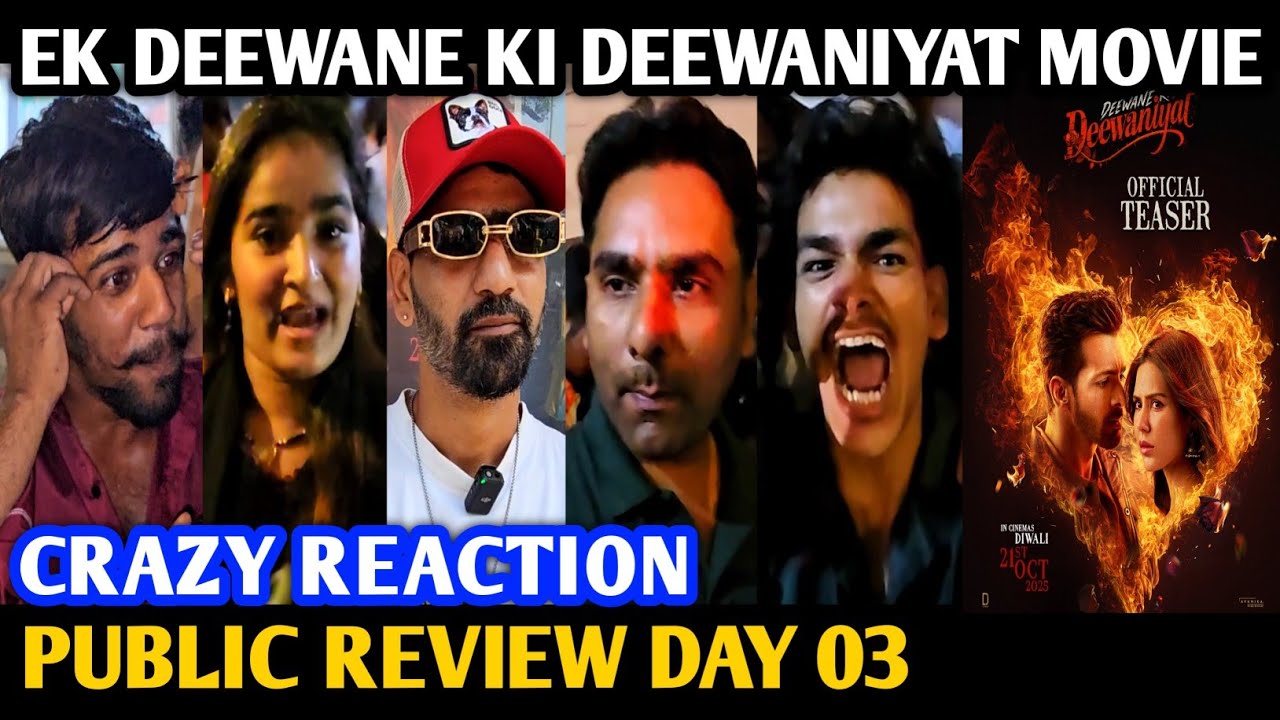 Ek Deewane Ki Deewaniyat Movie Public Review | Crazy Reaction | Day 03 | Harshvardhan R, Sonam B