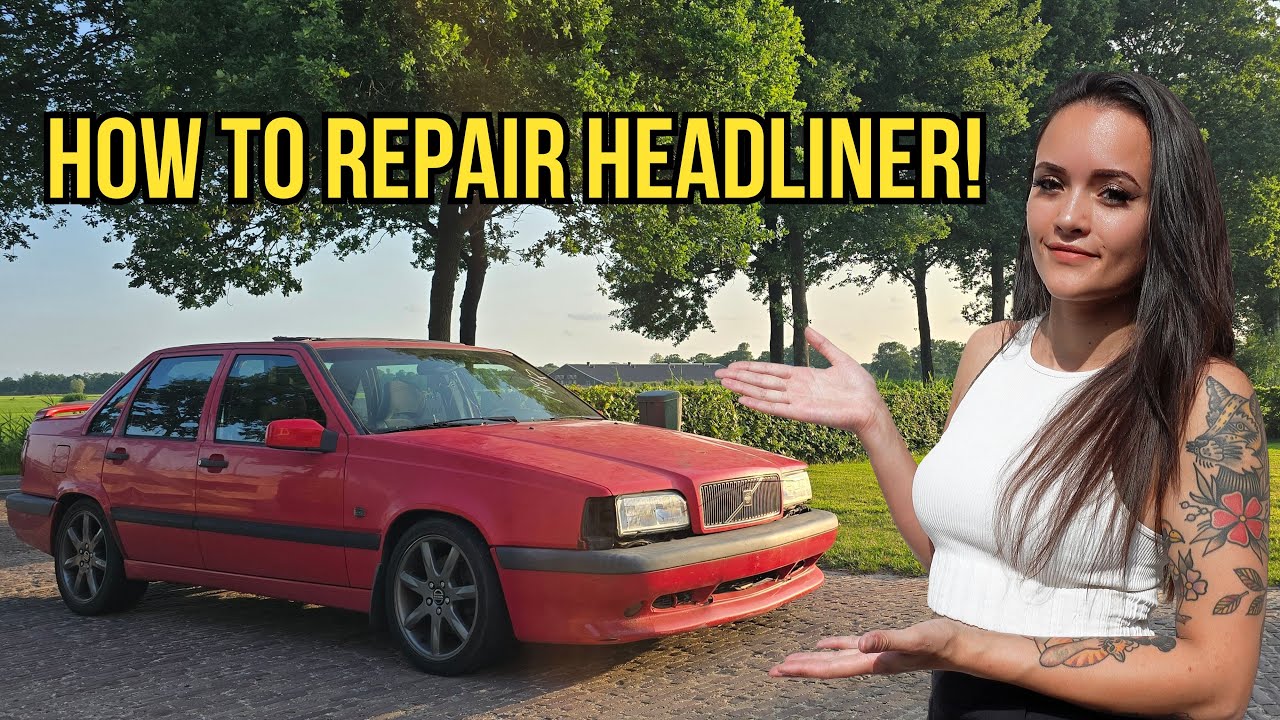 DIY headliner repair for my Volvo 850R!