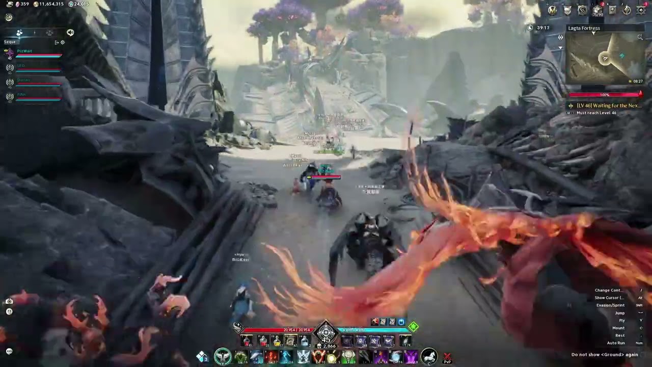 [AION2] Rift War : Fregion vs Ereshkigal 19/1/26 - Elementalist