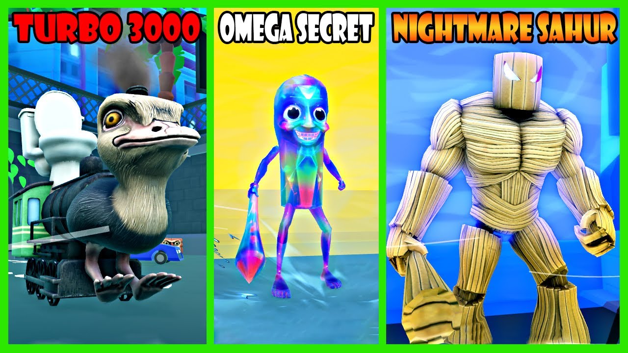 Aku Berevolusi Jadi Brainrot Nightmare Sahur & Secret Omega Sahur - Roblox Brainrot Evolution