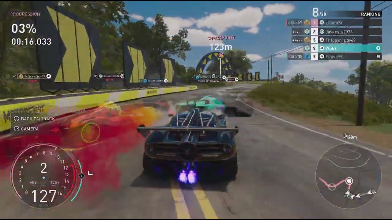 Nice race with my friend