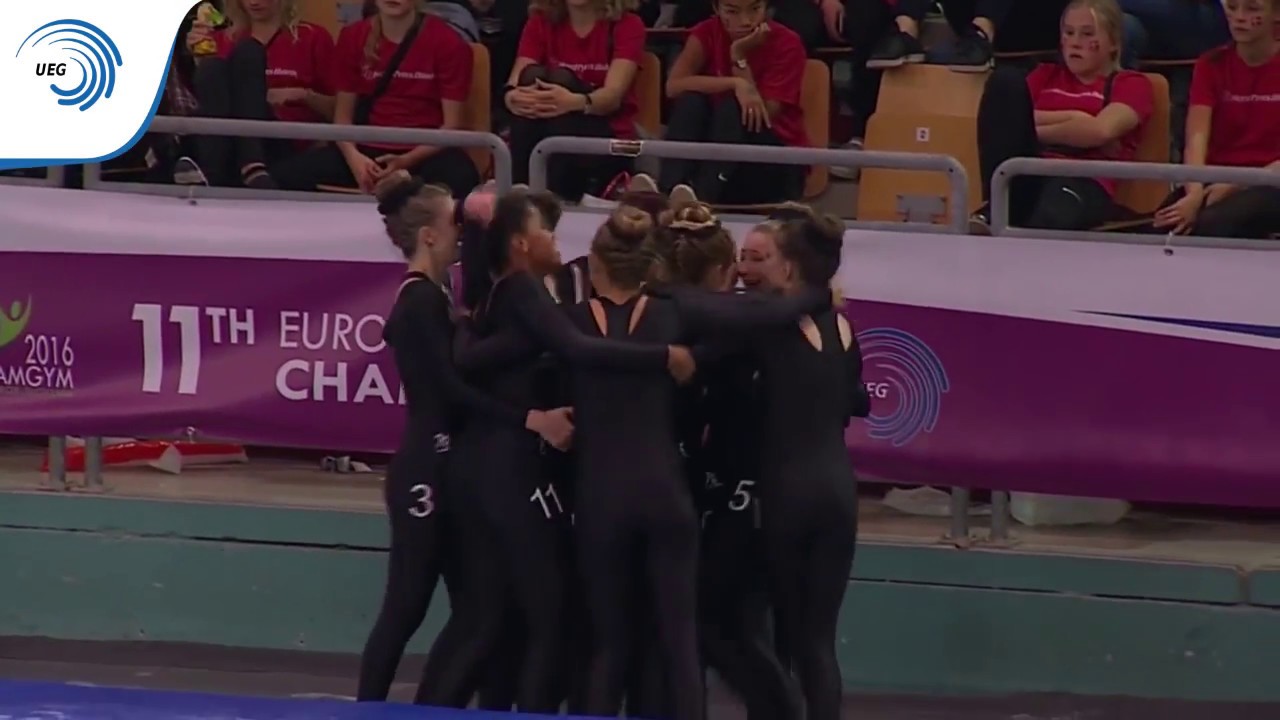 Great Britain - 2016 TeamGym Europeans, junior women's team final