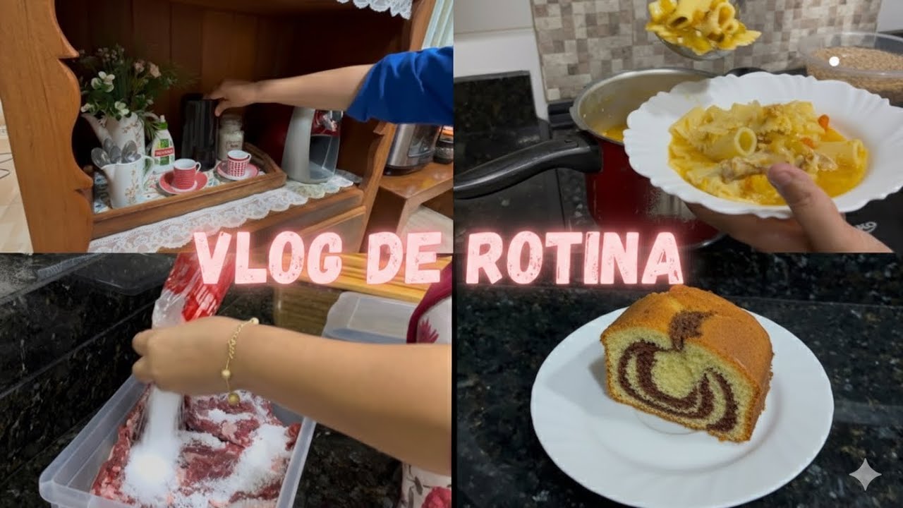 COMO SALGAR CARNE ( tipo carne seca), Fiz  Bolo Mesclado e Organizei o Cantinho do Café 🍰✨