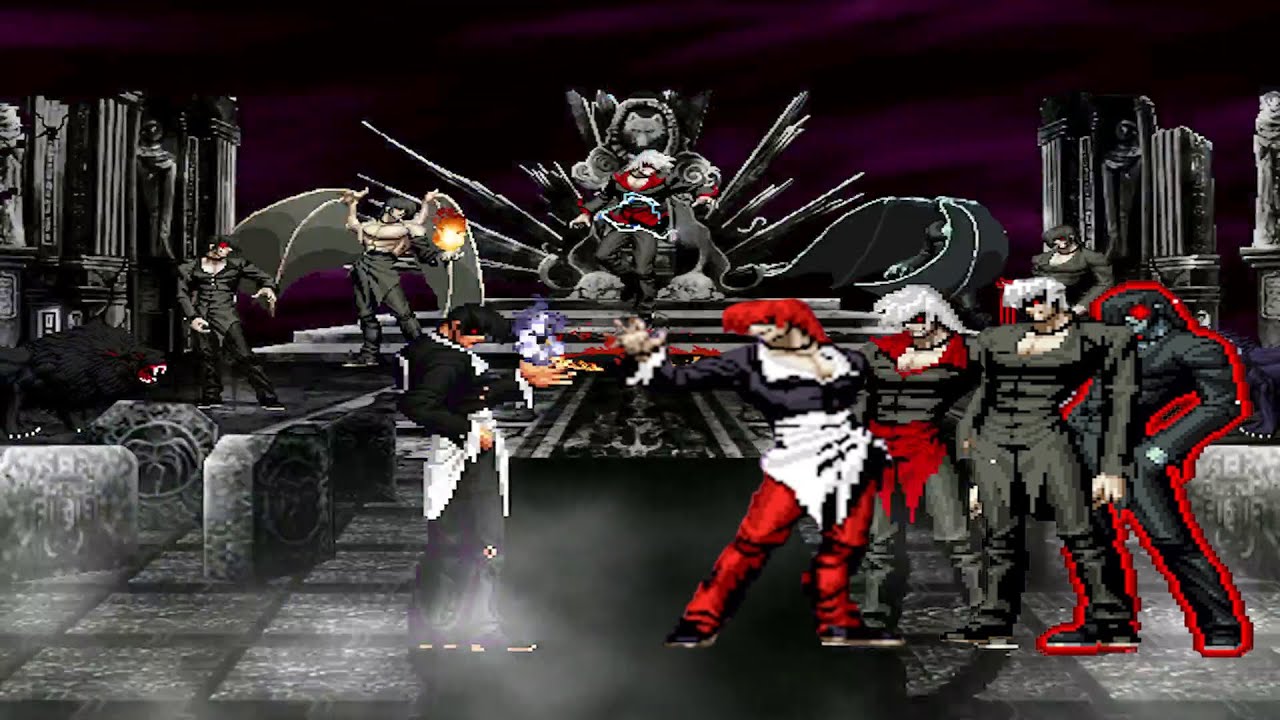 [KOF MUGEN] Clone IORI VS Element Team