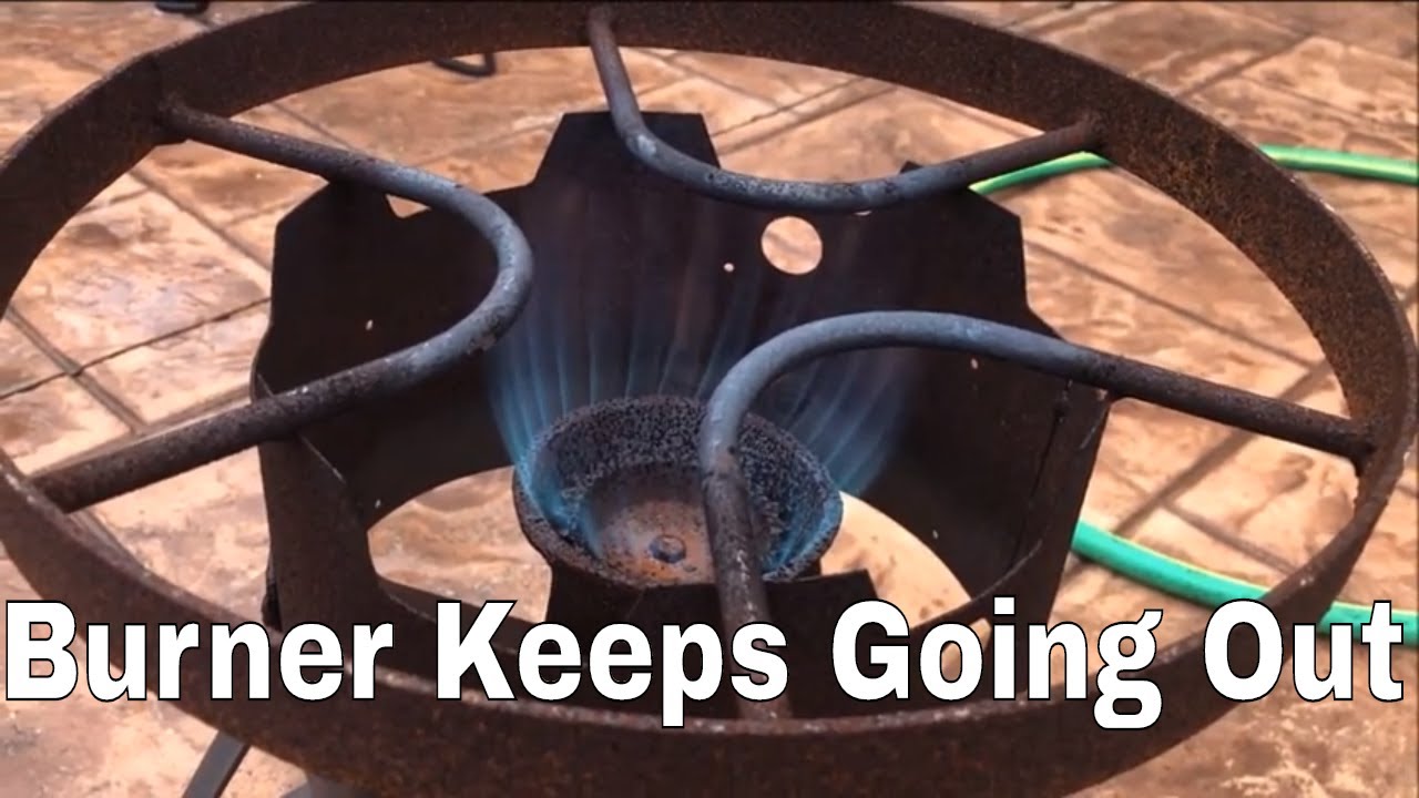 How To Stop Your Propane Burner Flame From Going Out!!!! Do This First Before Replacing Your Orifice