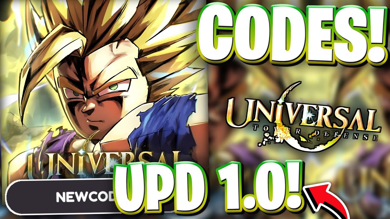 🪲CELL! NEW ANDROID UPDATE 1.0 CODES FOR UNIVERSAL TOWER DEFENSE! ROBLOX UNIVERSAL TD CODES