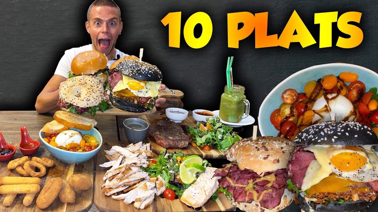 CARNAGE de BIG BURGERS et de PLATS XXL 100% FRAIS et FAITS MAISONS !!