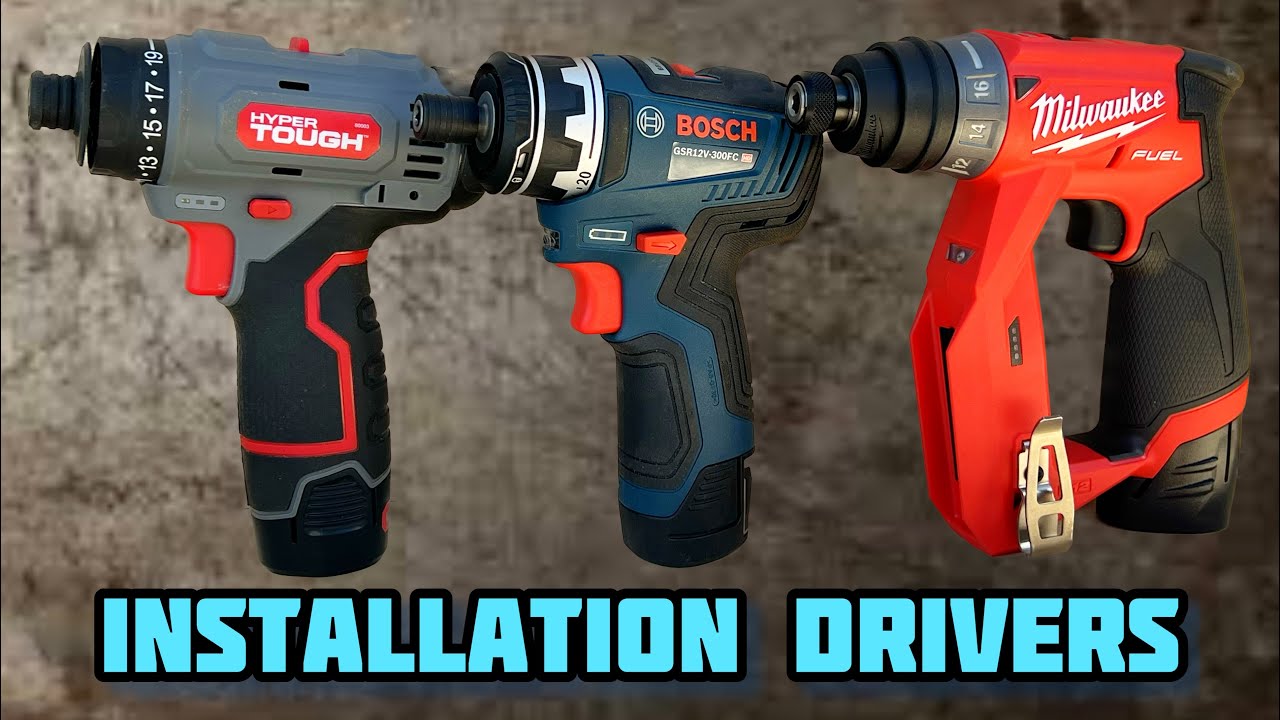 Драйверы для установки | Сможет ли Hyper Tough превзойти Milwaukee и Bosch?