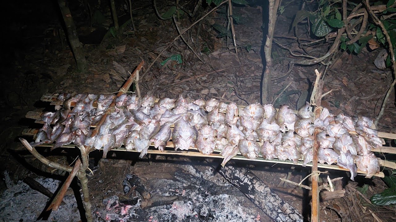 olah ikan menjadi ikan salai hasil buruan solegar lingsang!!