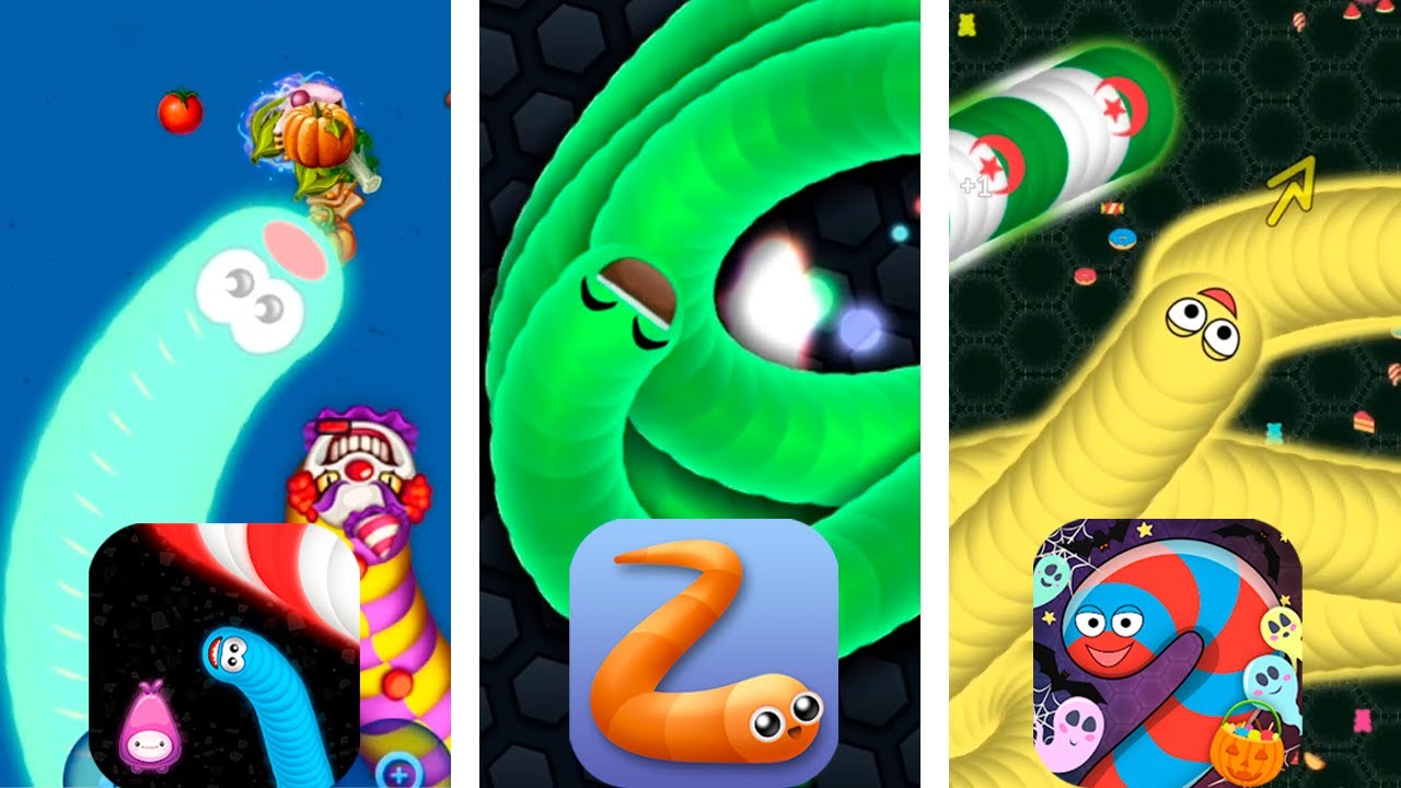 WormsZone.io vs Slither.io vs Wormate.io - Game Comparison