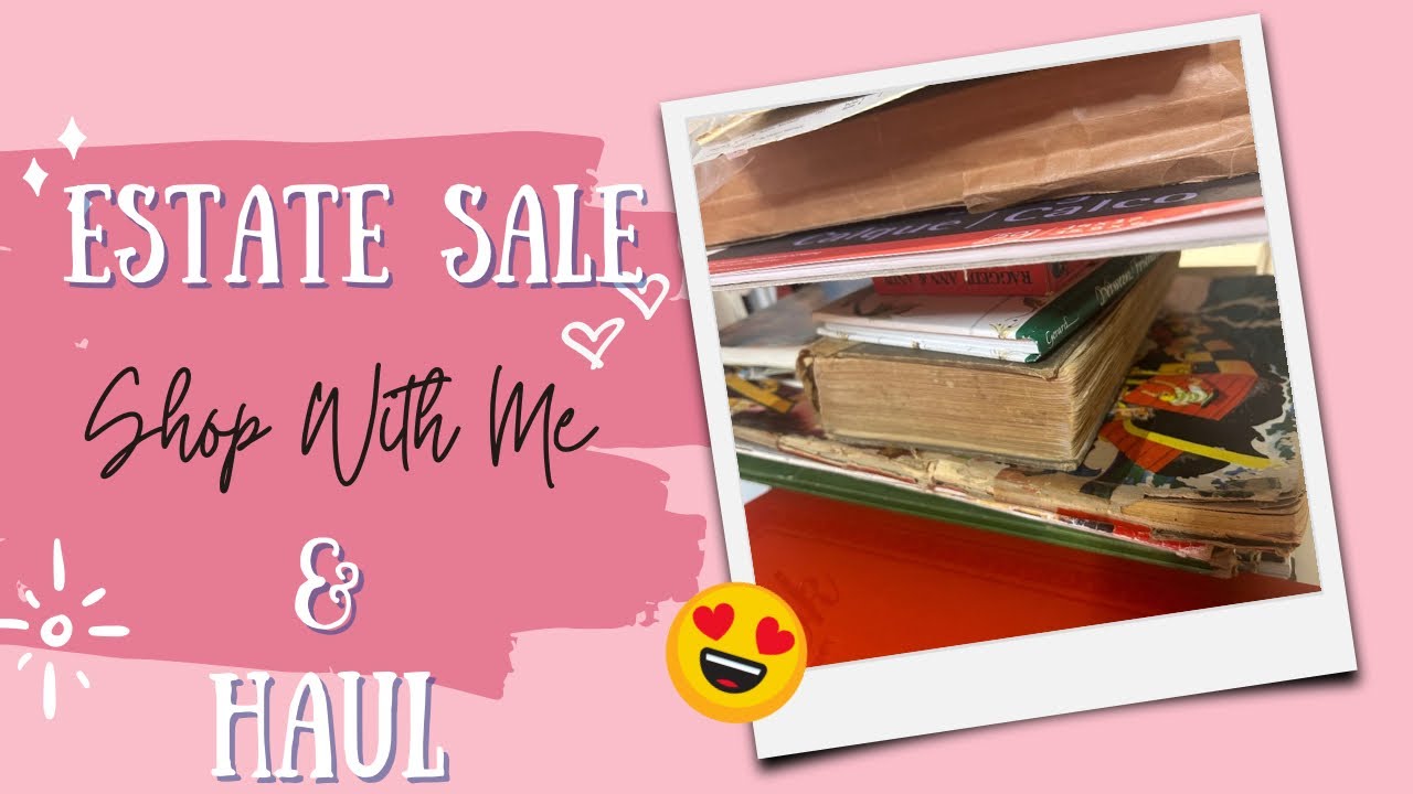 Estate Sale Crafting Haul!