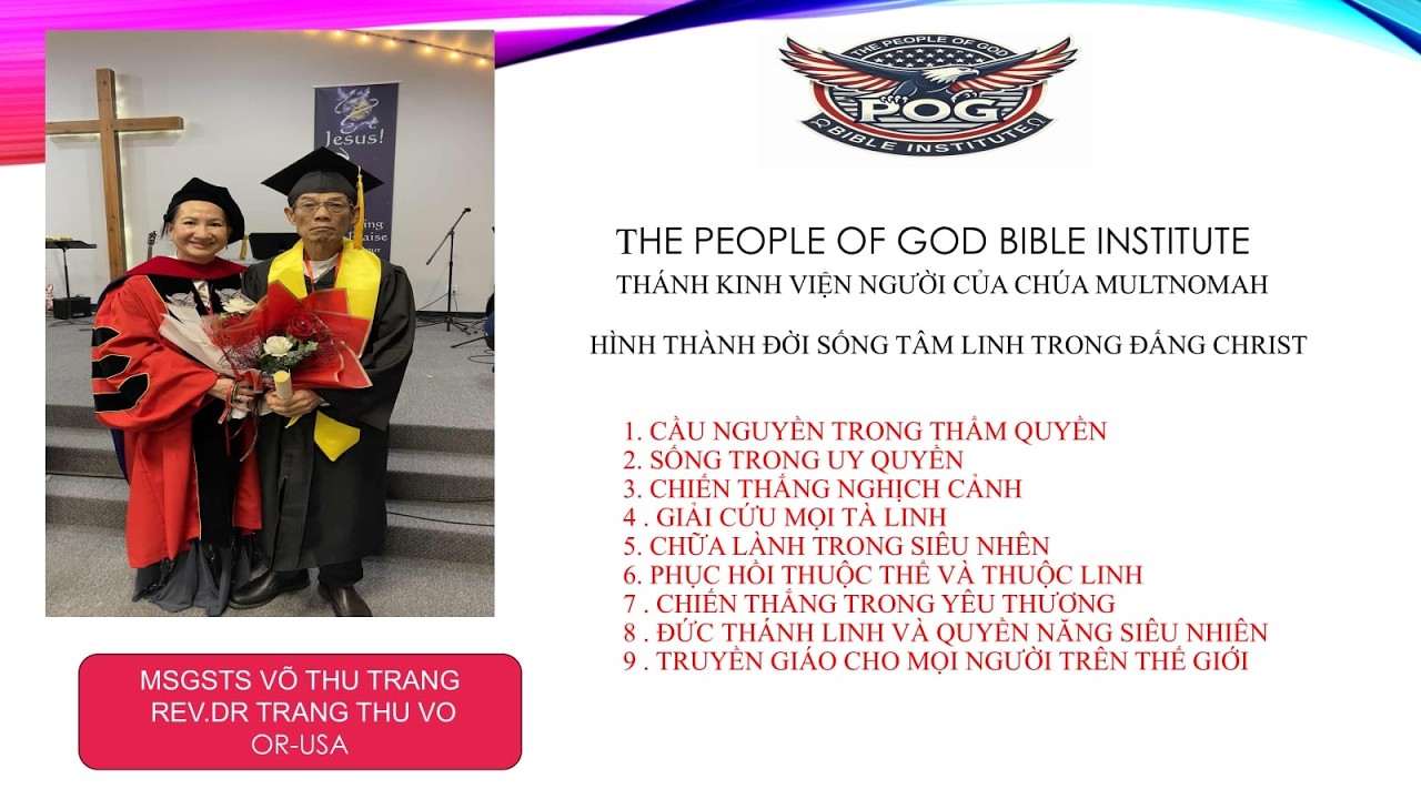 POG MULTNIMAH / THẦN HỌC KHẢI HUYỀN 3: 14-22