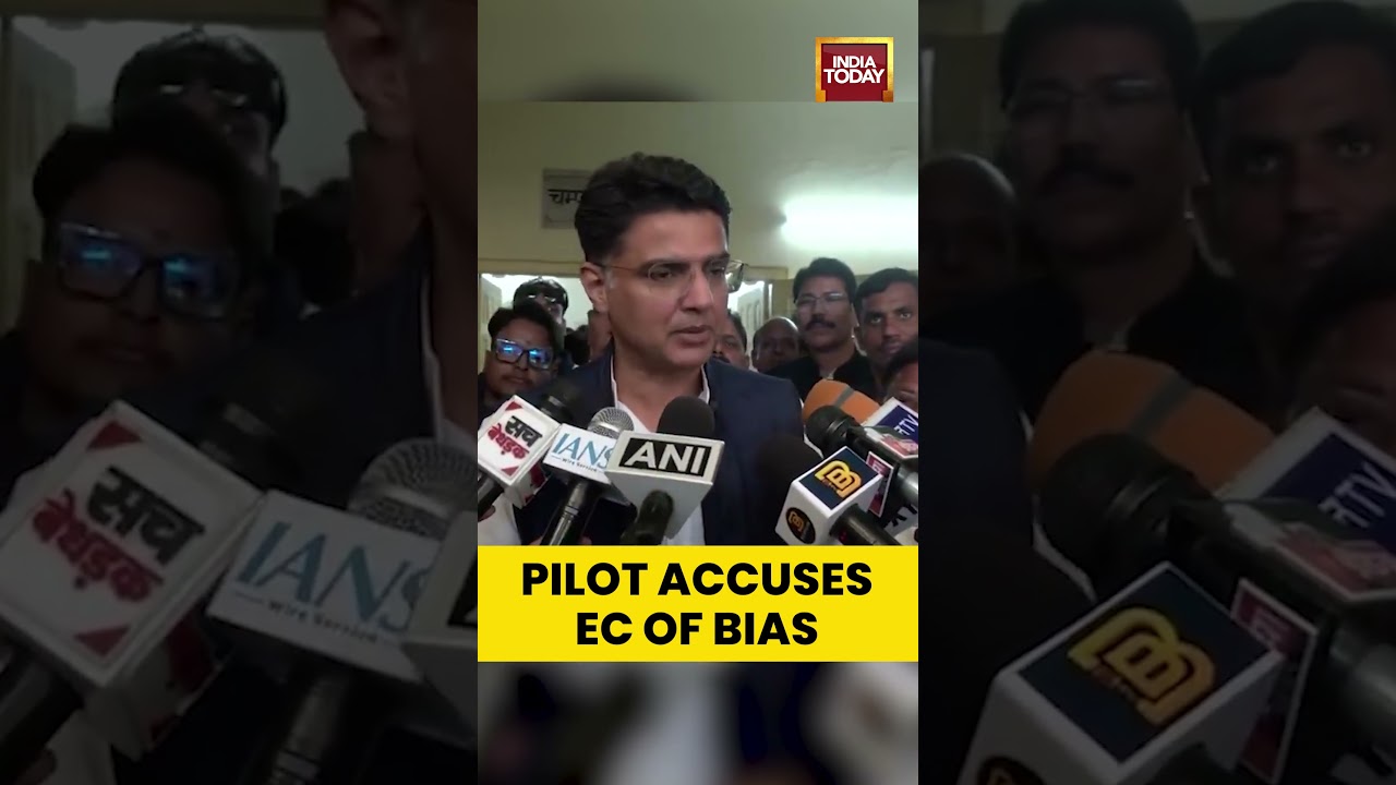 Sachin Pilot Alleges Election Commission Bias