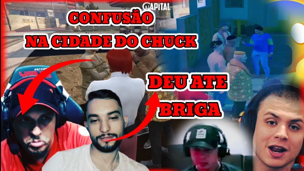 🔥CHUCK INDIGNADO COM PAULO 😱//ZÓIO PERDEU PRO PAULO 😱//GTA RP