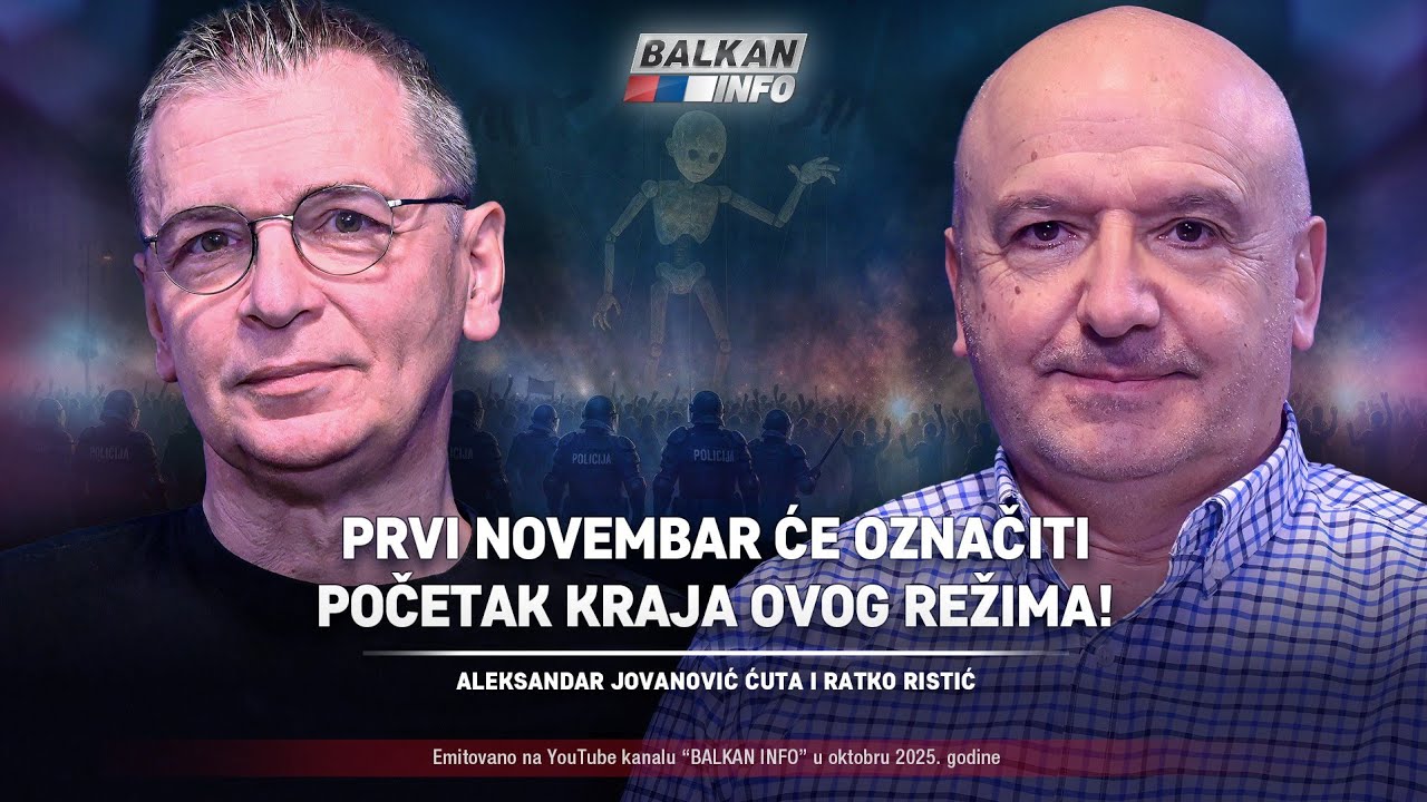 AKTUELNO: Ćuta i Ratko Ristić &ndash; Prvi novembar će označiti početak kraja ovog režima! (31.10.2025)