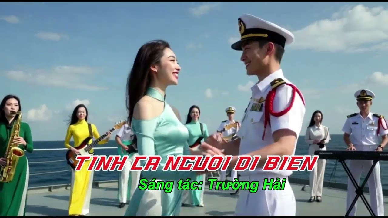 TINH CA NGUOI DI BIEN Truong Hai . Nỗi L&ograve;ng Người Trai Thời Chiến .Remix Ngọc Qu&yacute;   MV 8K