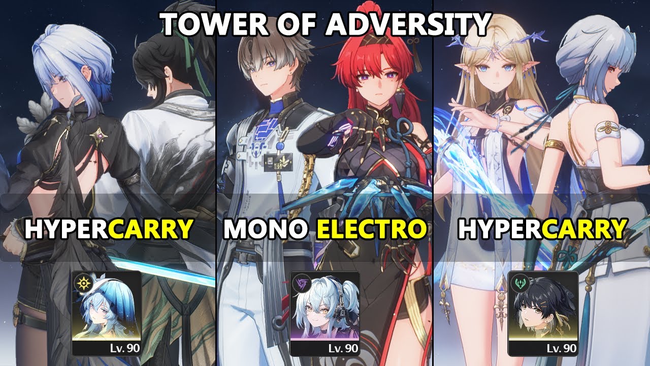 ToA 3.0 | Xiangli Yao Yinlin Buling / Cartethyia Sanhua Rover / Galbrena Qiuyuan | Wuthering Waves