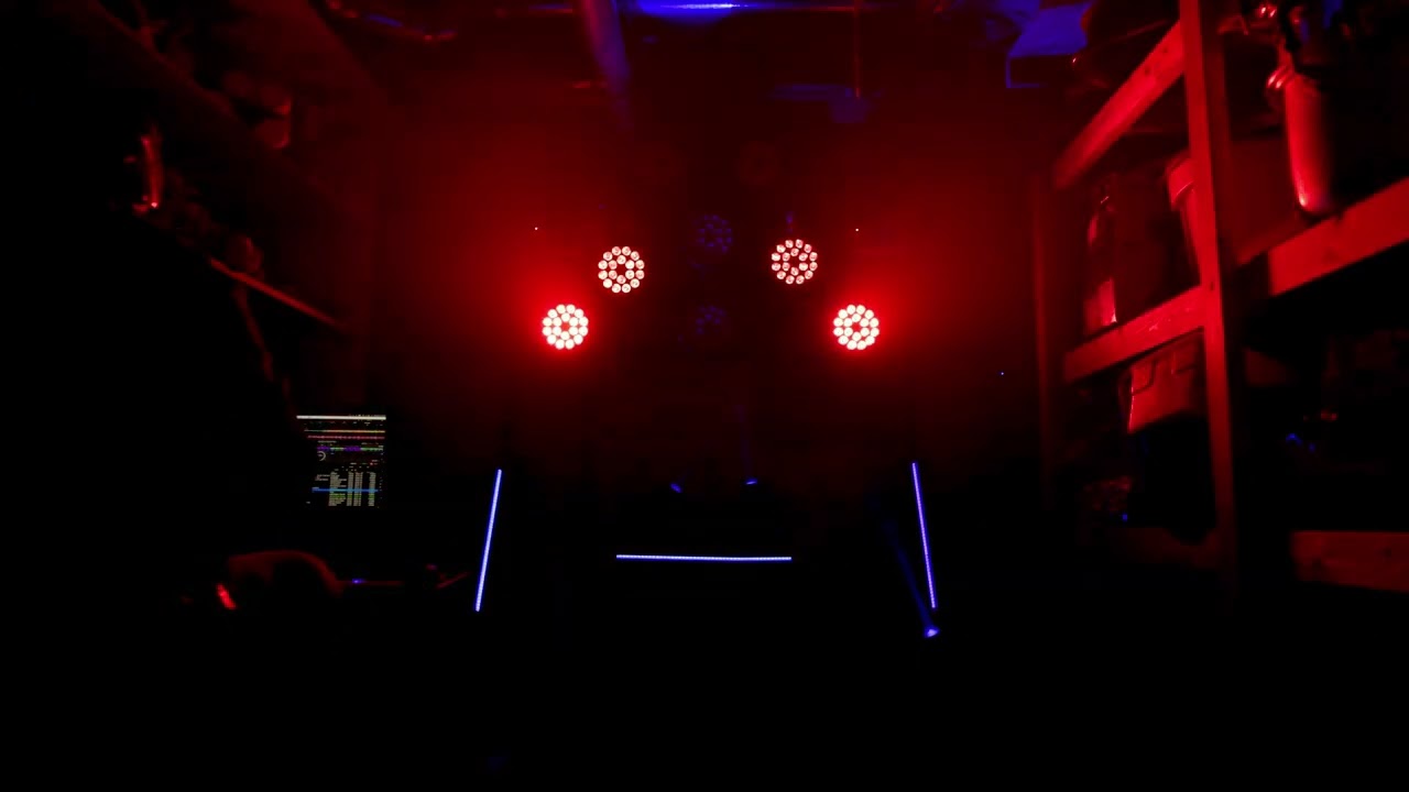 Trance with lights from Rekordbox lighting.