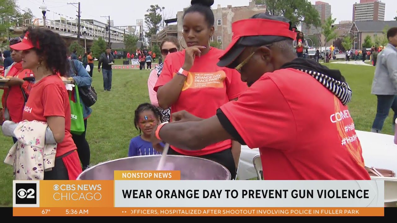 Wear Orange Day in support of National Gun Violence Awareness Day