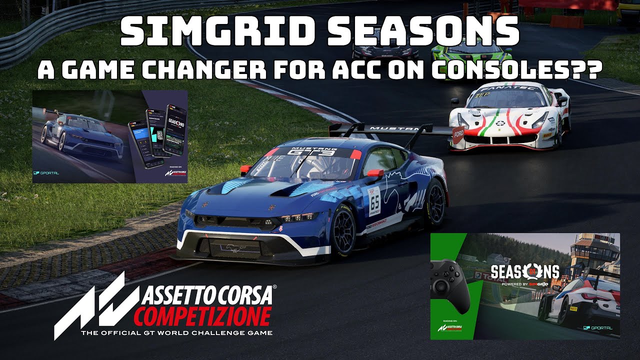 SimGrid seasons... is this LFM for ACC on consoles?? Let's check it out 👀 • ACC PS5 • 4K HDR