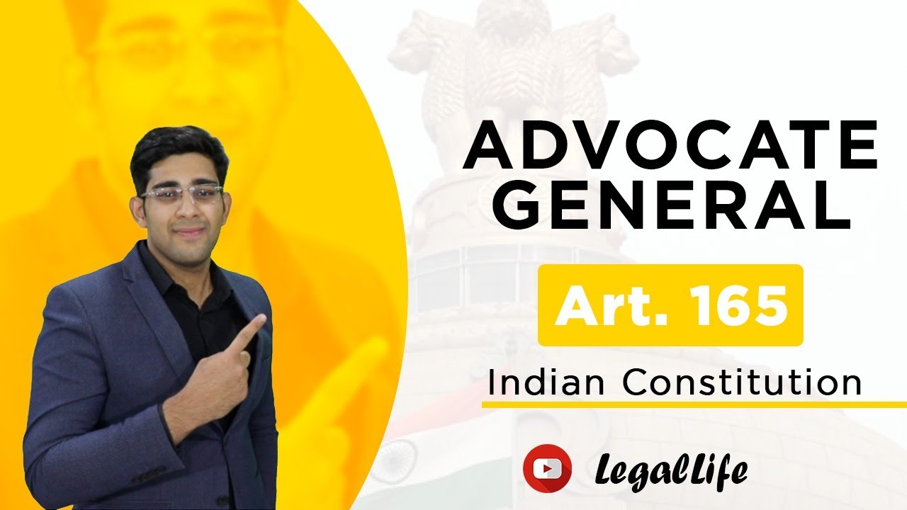 Advocate General of State I Article - 165 of the Constitution I Explained in Hindi I With Examples I
