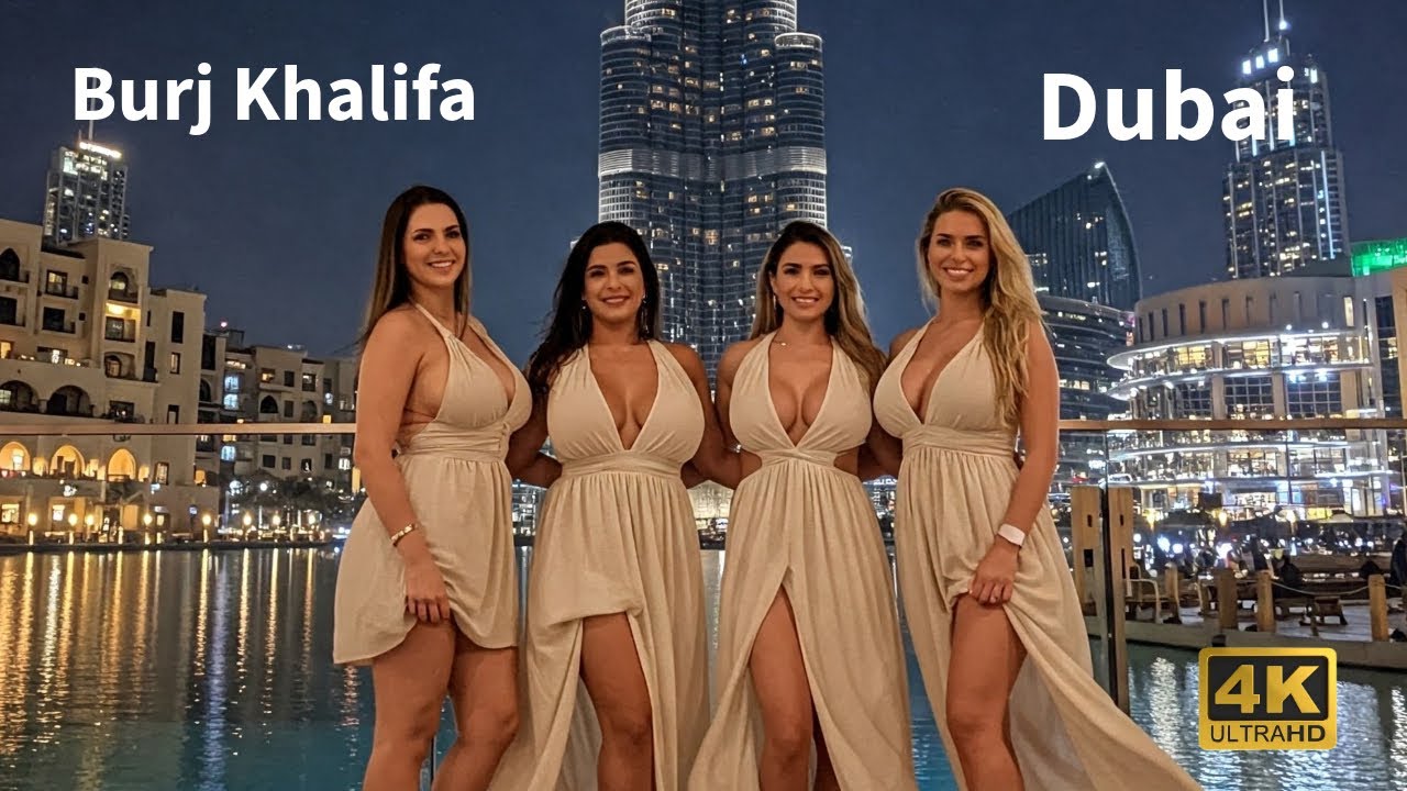 Burj Khalifa & Dubai Fountain Show 4K Walking Tour! 🚶‍♂️✨ (#dubai Travel experience) دبی برج خلیفه