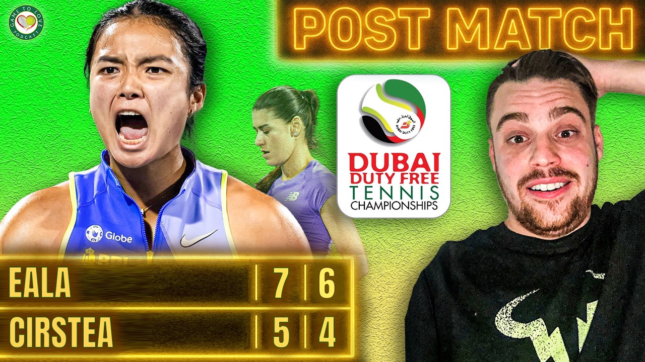 Eala DEFEATS Cirstea to make Quarter Finals! 🇵🇭 | Dubai Open 2026 | Post Match Reaction