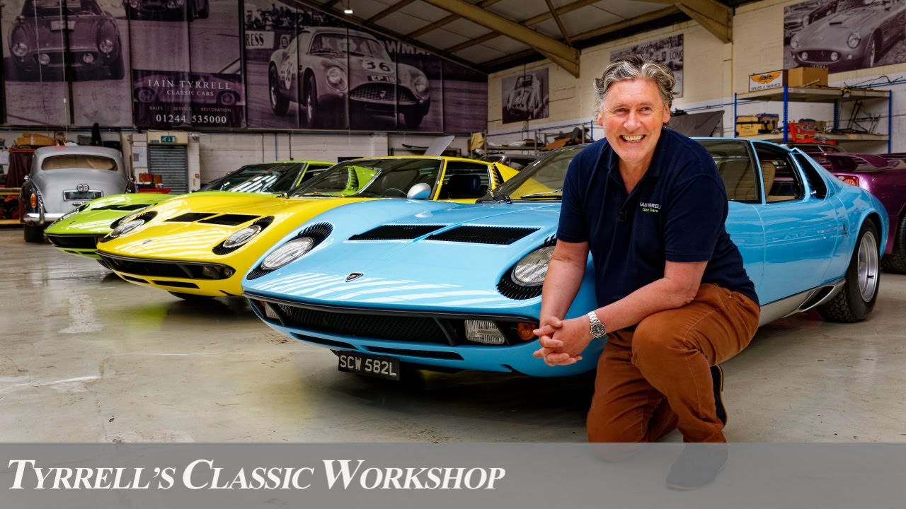 Lamborghini Miura to the Power of Three - Miura P400, P400S and SV | Tyrrell's Classic Workshop