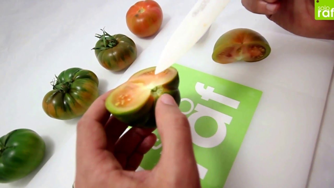 Cómo cortar un Tomate Raf correctamente