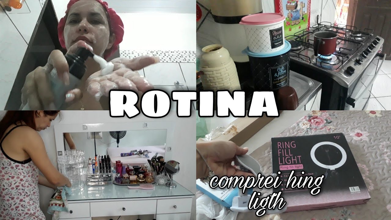 Rotina de Sábado/ comprei uma hing ligth + skin care + cama posta... ❤