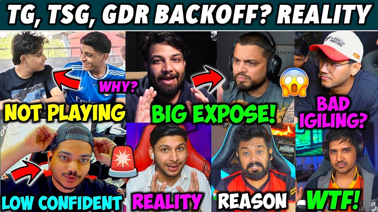 TG Not Playing in Be Booyah?🤯, Pahadi Gaming Bad Igiling?🥵, Sid Expose Big FF YouTuber, Jonty Reply