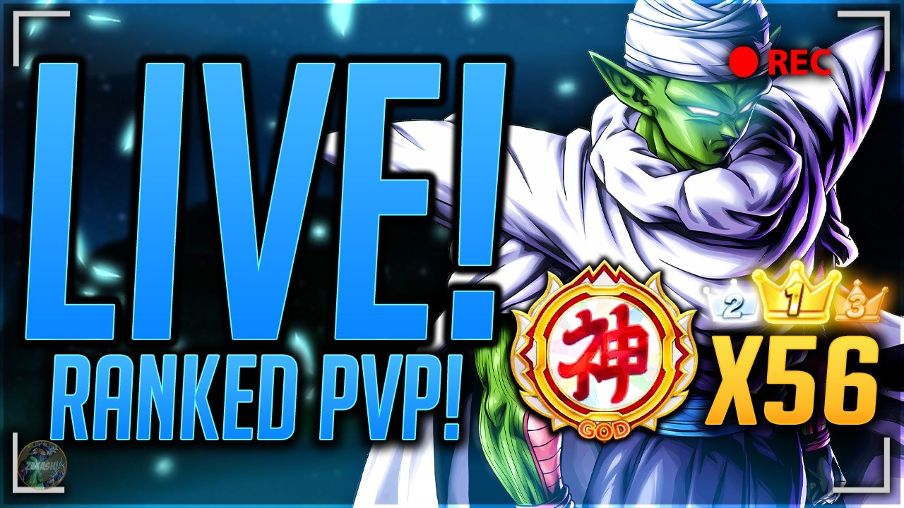 LIVE! Ranked PvP! Hunting LEGEND Rarity Piccolo Fused With Kami! (Dragon Ball Legends)