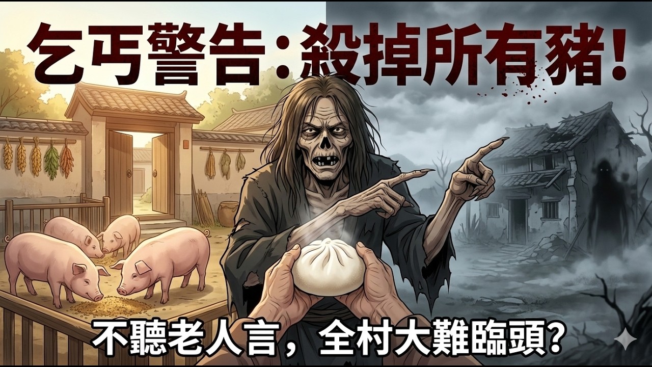 [MULTISUB] 黑齒乞丐進村討飯，奶奶好心給個饅頭，他卻留下索命預言：趕緊把家裡的豬殺光，否則全家大難臨頭！ | 一口氣看完 | 中式民俗恐怖 | 山村異聞錄 | 懸疑爽片