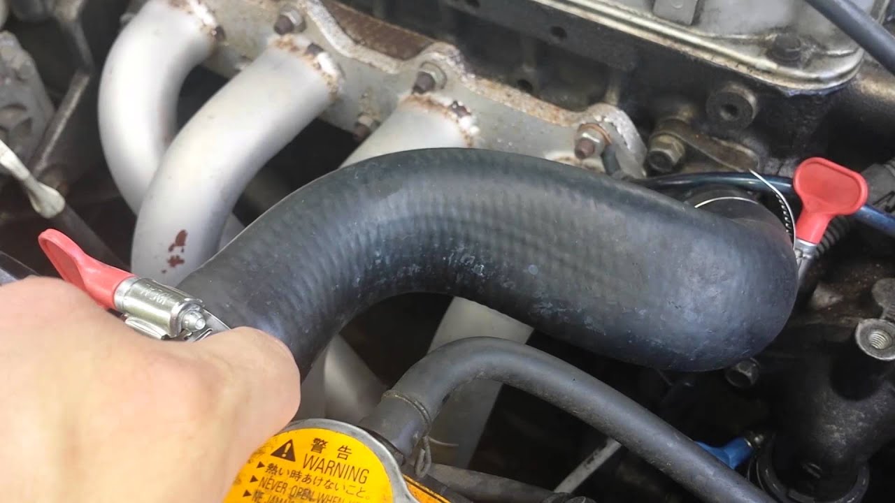 How to fix collapsed radiator hose Lancer