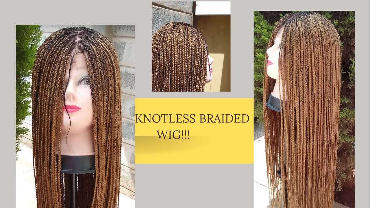 MUST WATCH ❤ 40 inch FRONTAL LACE BRAIDED WIG!!