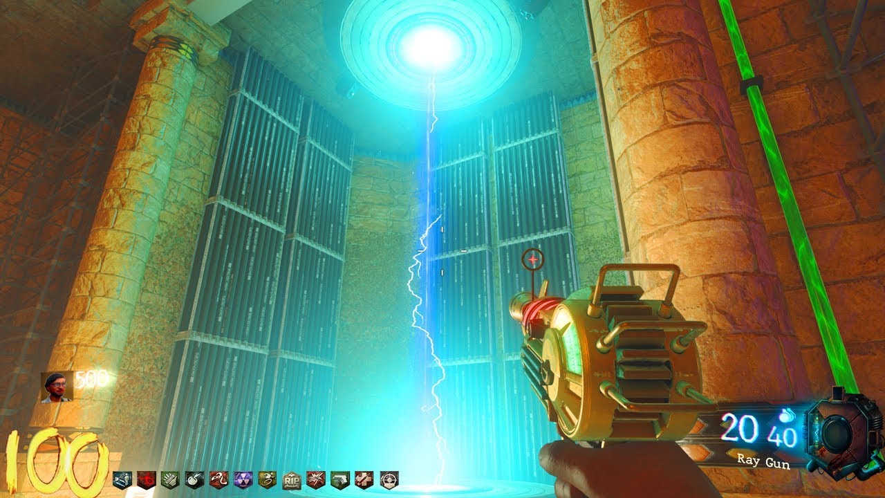 ANCIENT EGYPT ZOMBIES EASTER EGG! (cursed map...)
