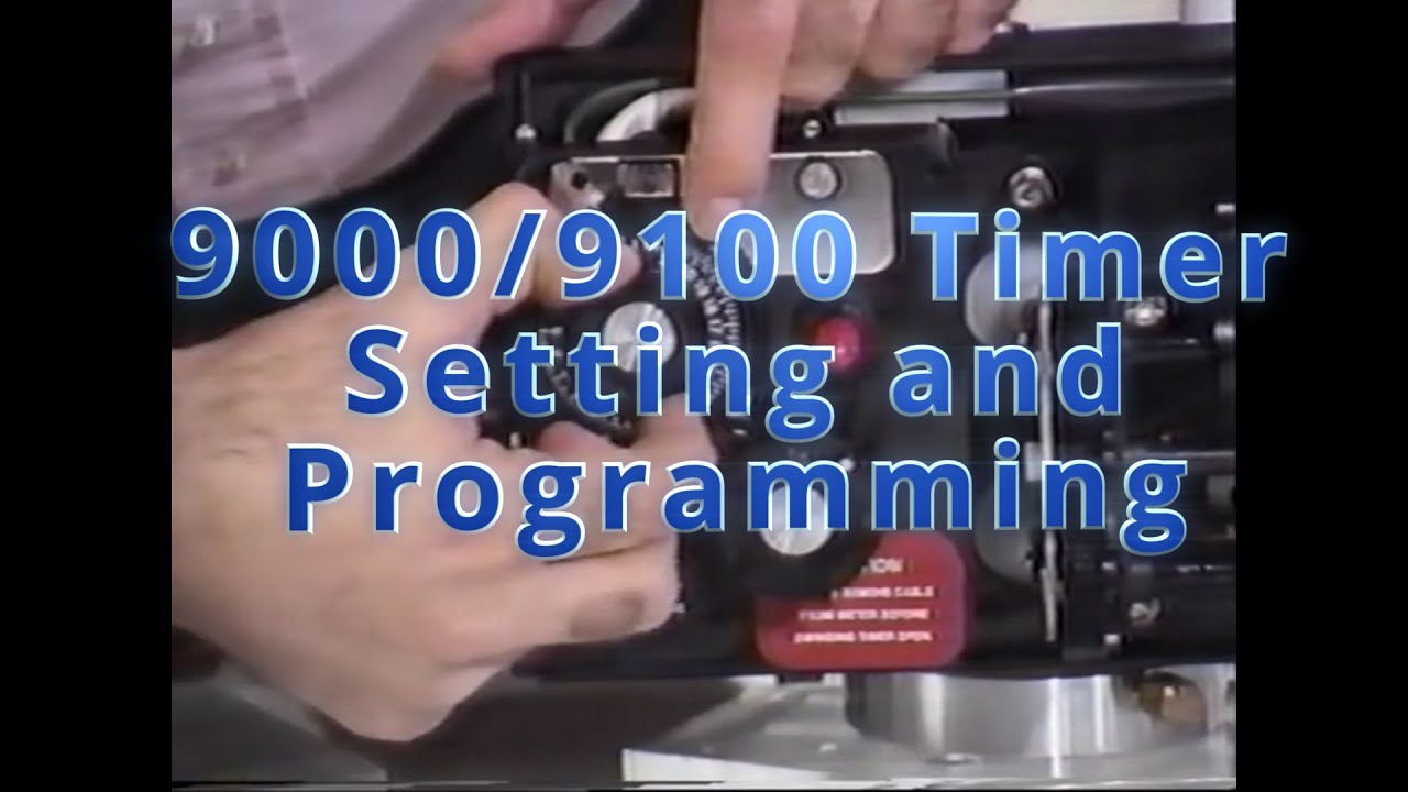 Fleck 9000/9100 Timer Setting and Programming