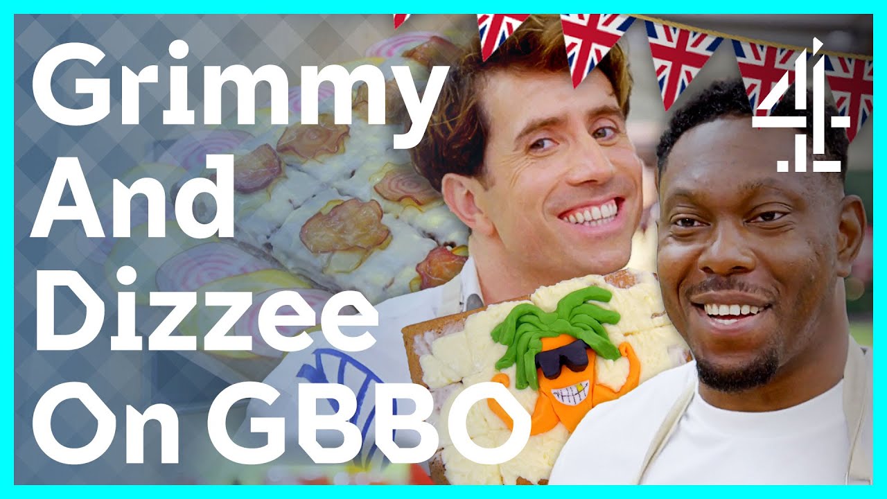 Nick Grimshaw And Dizzee Rascal Bake Off Best Bits | The Great Celebrity Bake Off For SU2C