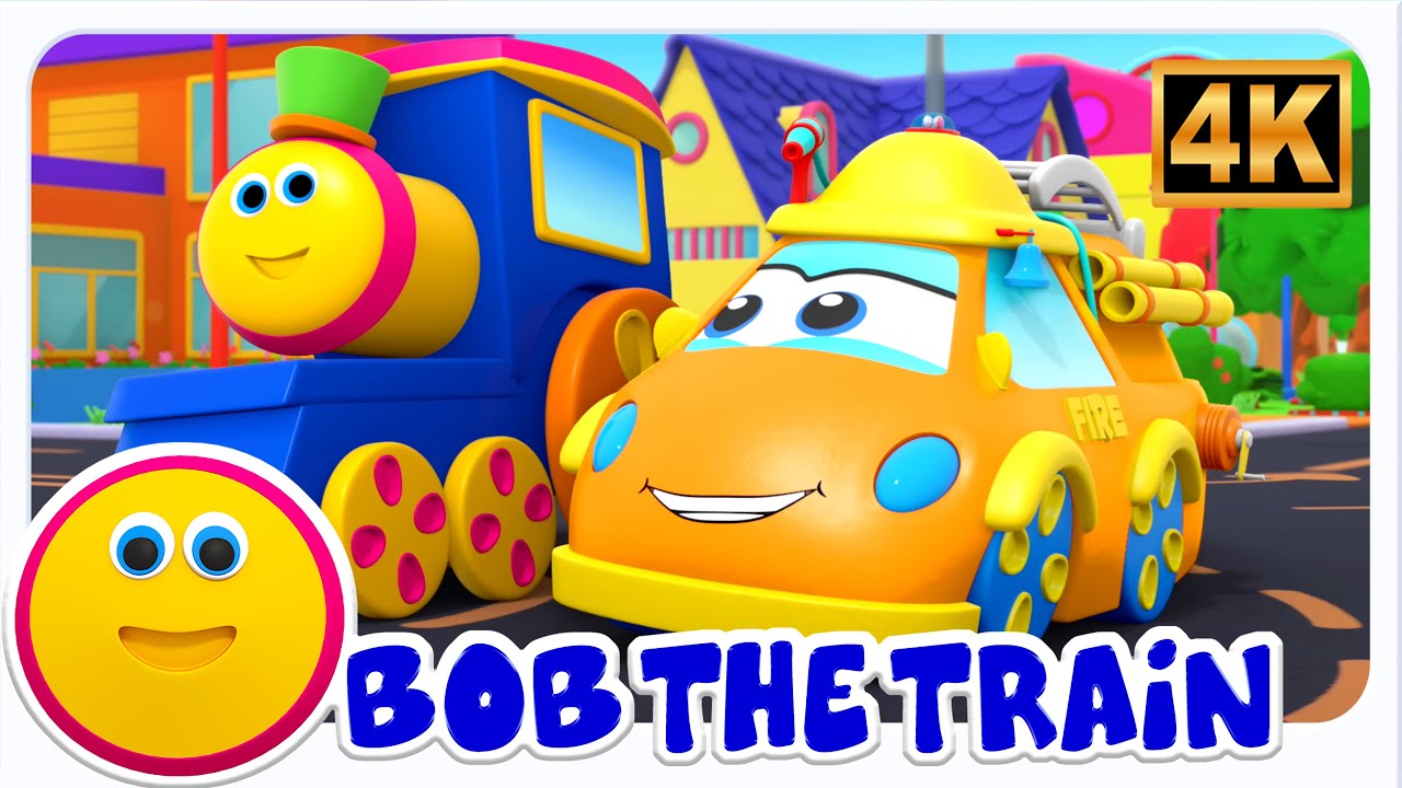 Wheels on the Fire Truck - Street Vehicle Rhymes for Kids