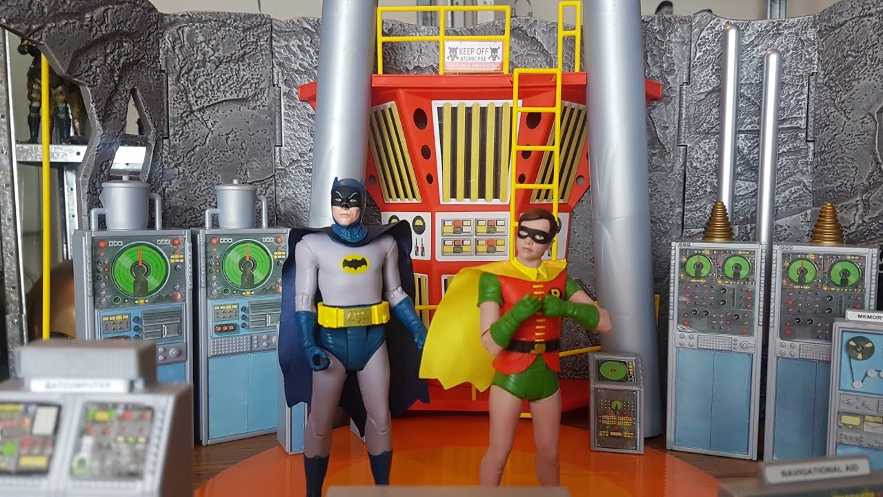 Mcfarlane Batcave batman classic TV series play set (batman 66) unboxing review  !!