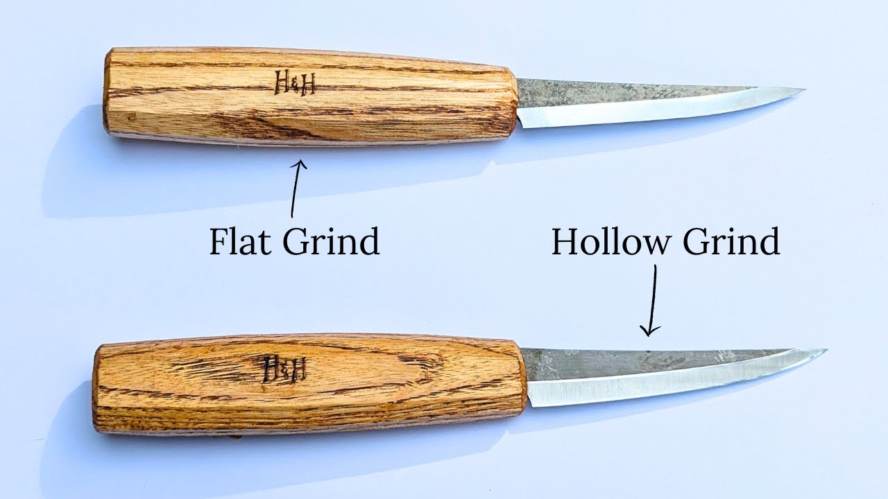 How To Hollow Grind & Sharpen A Sloyd Knife - Nic Westermann