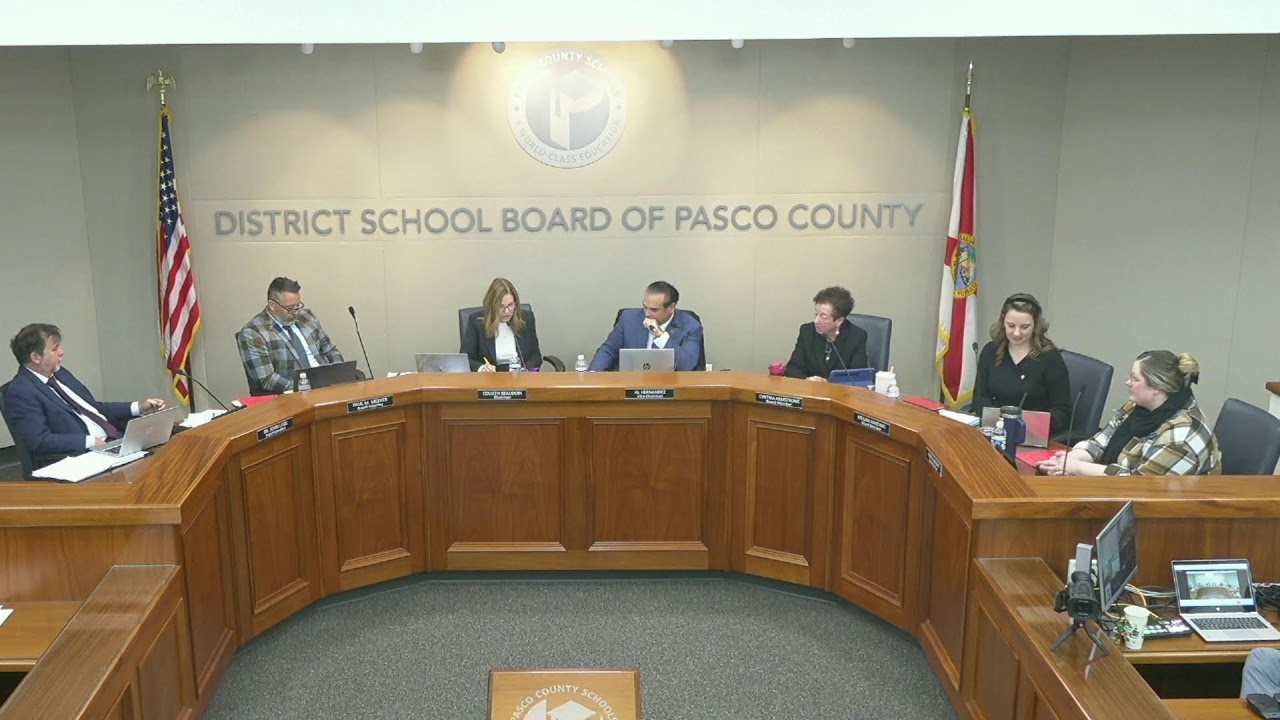 Pasco County School Board Meeting- February 3, 2026