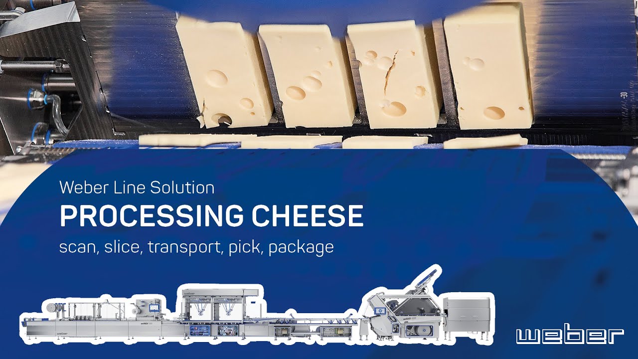 Line solution for processing cheese | weSCAN, weSLICE 9500, wePICK, wePACK, weSORT