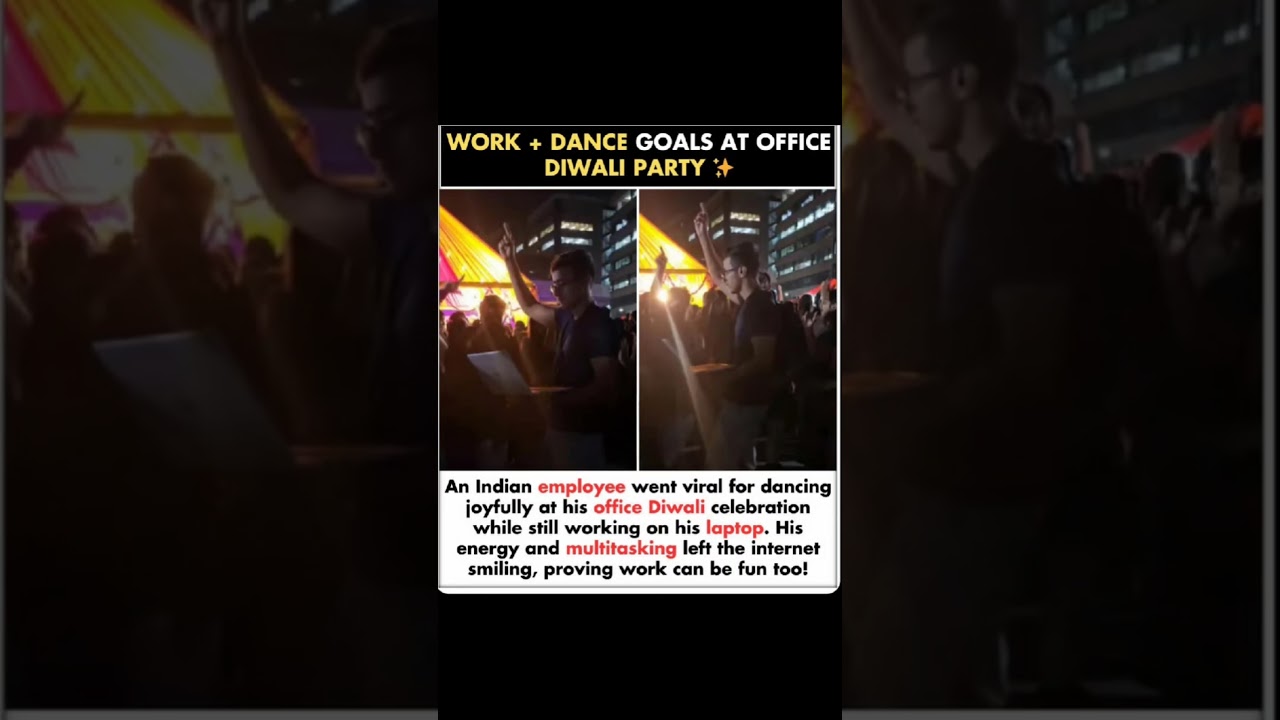 WORK + DANCE GOALS AT OFFICE DIWALI PARTY #viralshorts #shorts #short #work #viralshort